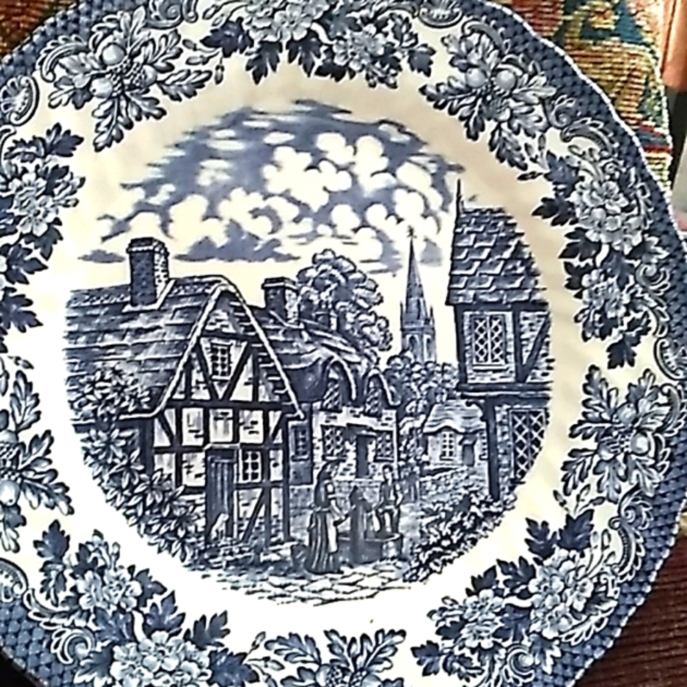 Vintage Staffordshire plate
